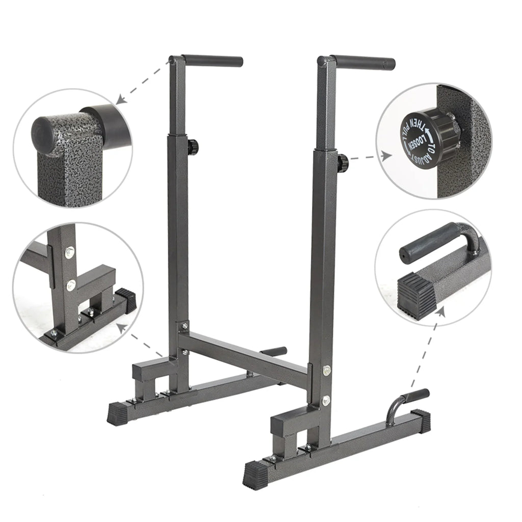 KARMASize PRODUCT Adjustable Sizetrength Training Exercise Power Rack Exercise Sizetand Bar for Home Gym