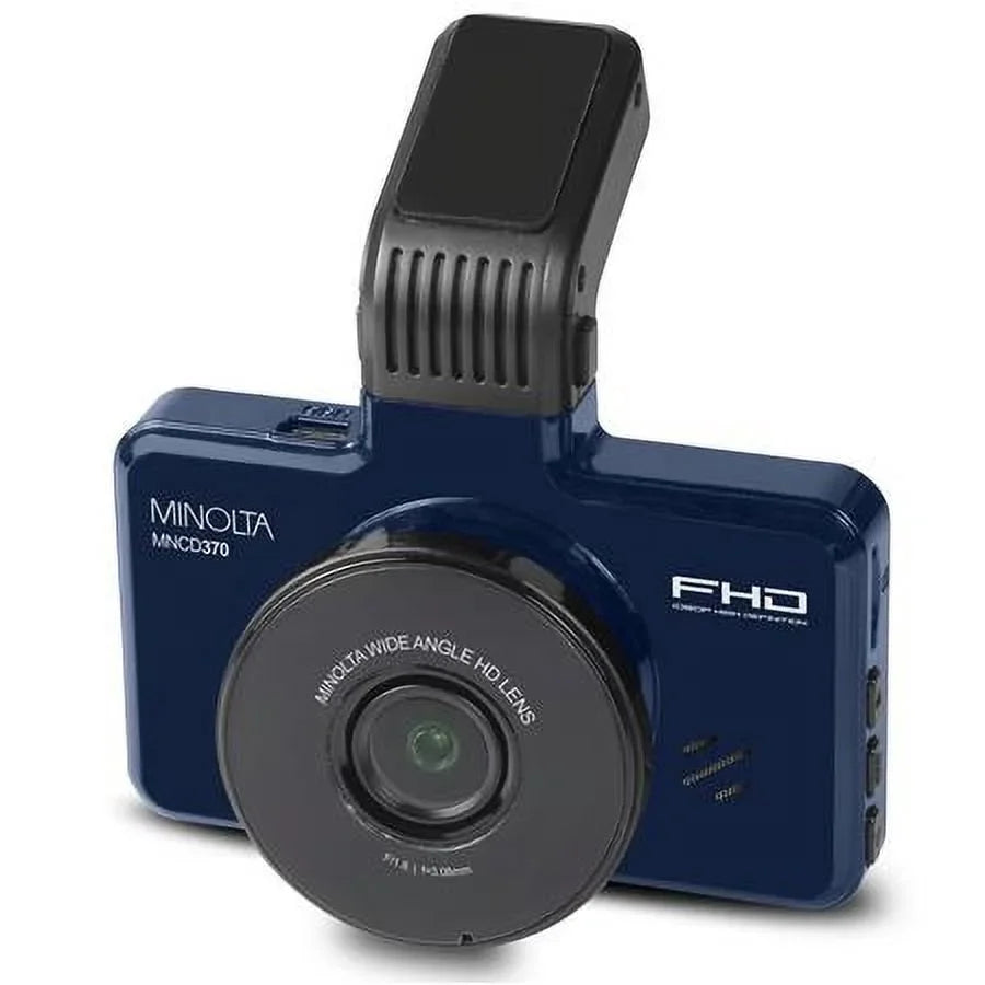 MNCD370 12MP Full HD 3" LCD Sizecreen Dash Camera, Blue