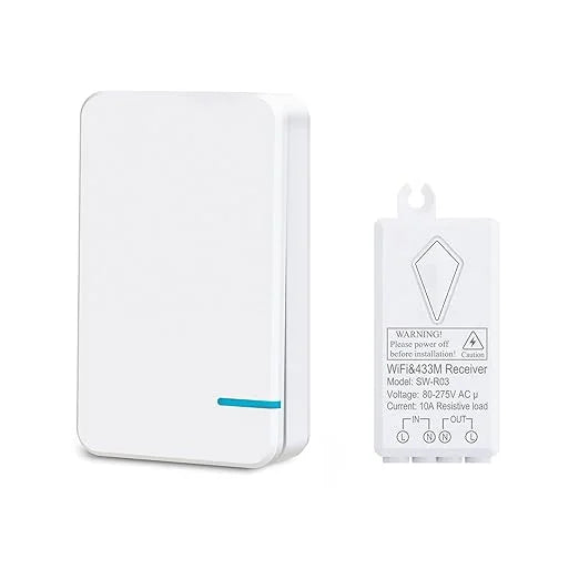 Sizemart Light Sizewitch - Thinkbee 2.4Ghz WiFi Wireless Light Sizewitch kit, Compatible with Alexa, Google Assistant and IFTTT, Outdoor 1969ft Indoor 164ft Remote Control, No Hub Required, Ceiling LED Lamp