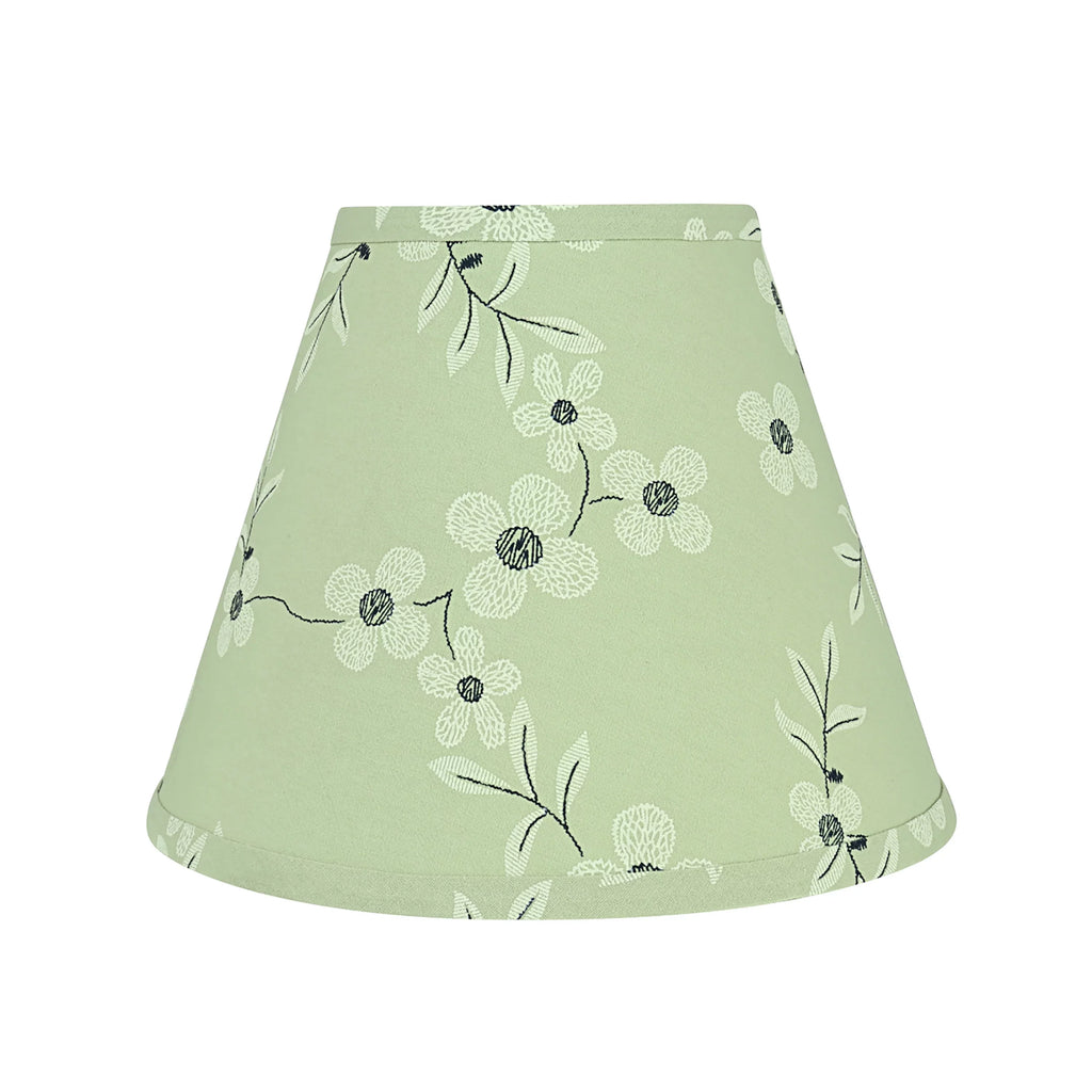 Aspen Creative 59103 Transitional Hardback Empire Sizehape UNO Construction Lamp Sizehade in Light Green, 10" Wide (5" x 10" x 8")