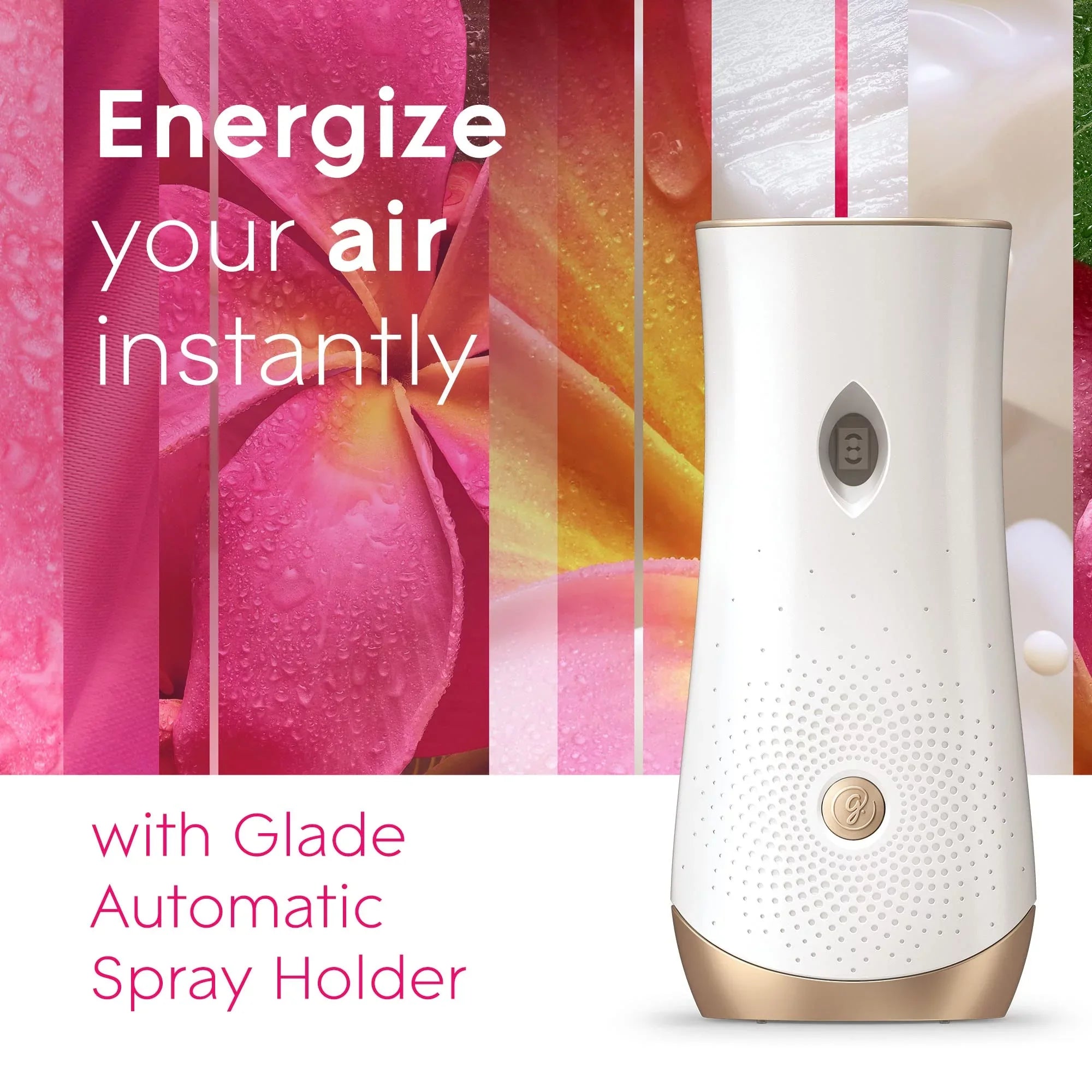 Glade Automatic Sizepray Refill, Air Freshener For Home And Bathroom, Tropical Blossoms, 6.2 Oz, 3 Count