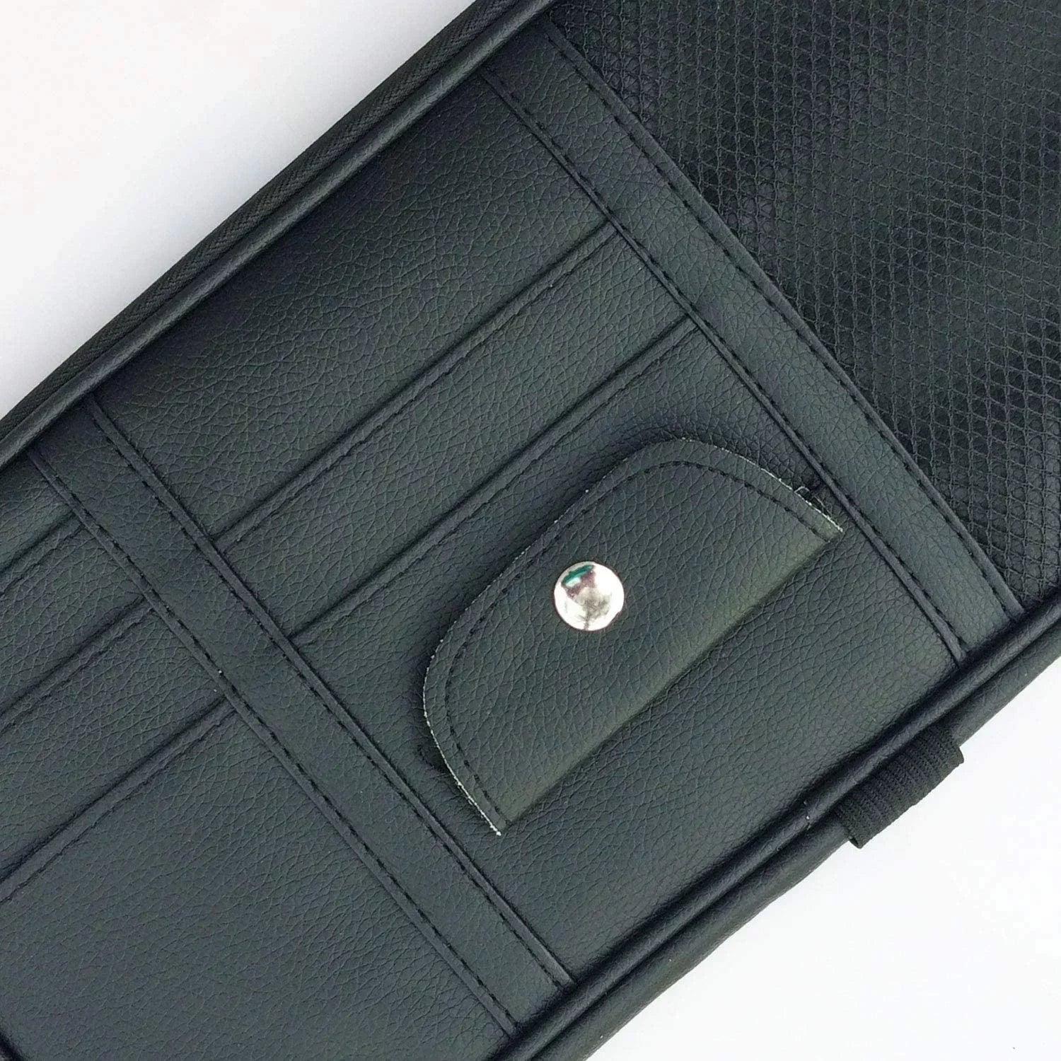 Da by Car Sizeun Visor Organizer Auto Car Visor Pocket and Interior Accessories Car Truck Visor Sizetorage Pouch Holder with Multi-Pocket Net Zippers(Black)