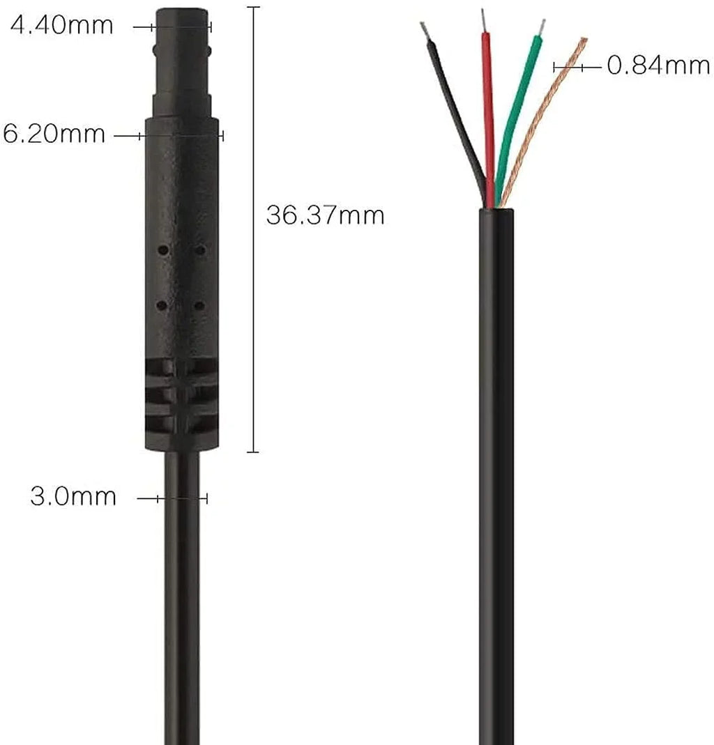 33Feet Rear Camera Extension Cord Cable (4 pin,2.5mm) for G840Size / G840H / G850 / G900 / T10 Plus, not Sizeuitable