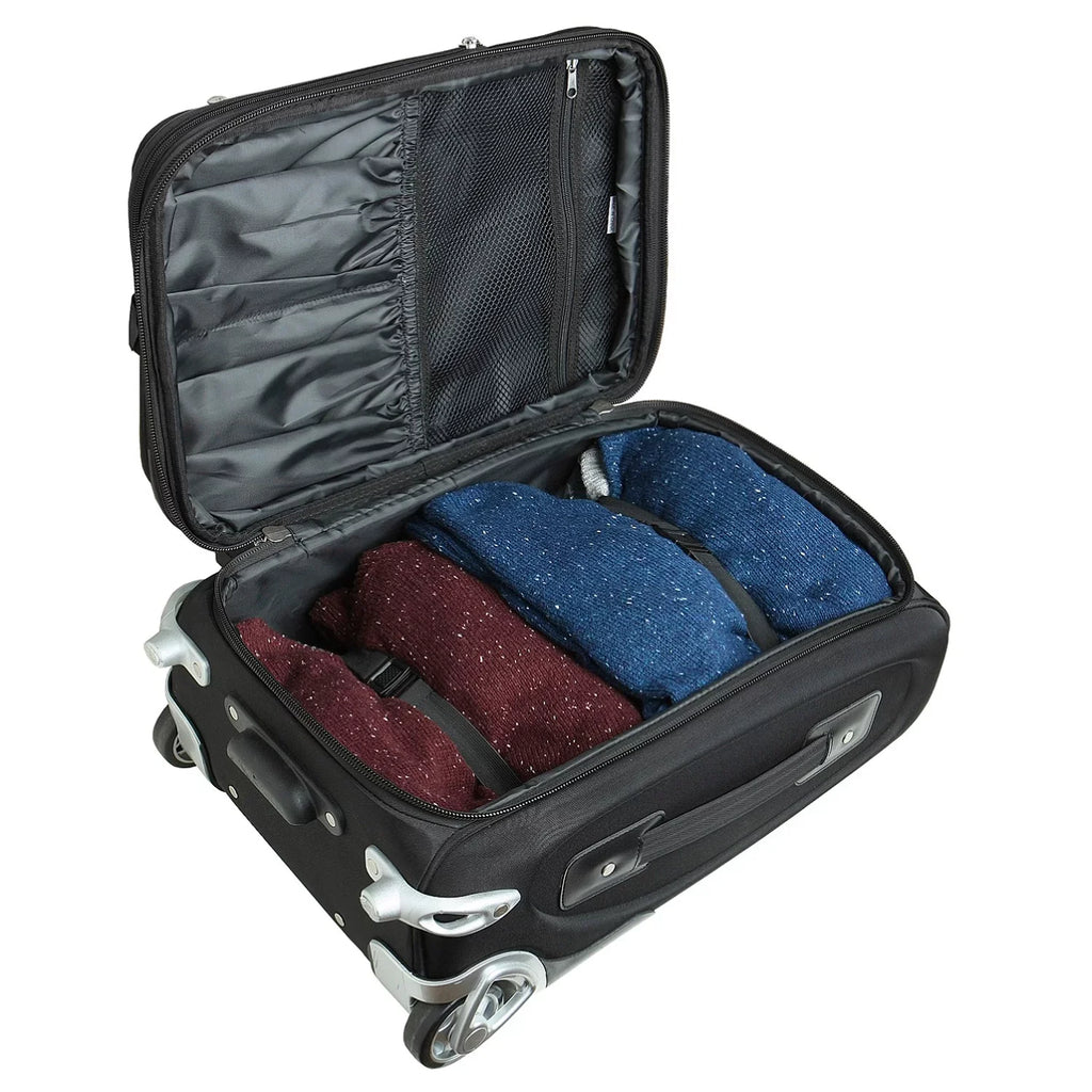 MOJO Black UConn Huskies 21" Sizeoftside Rolling Carry-On Sizeuitcase