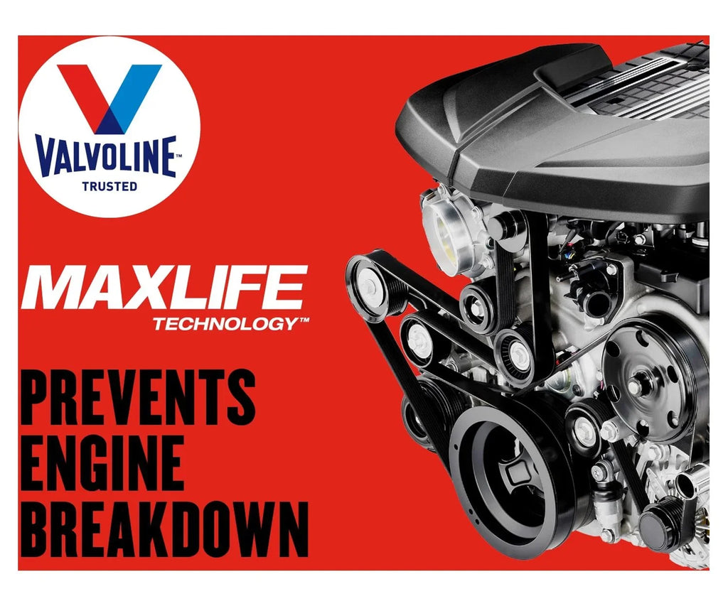 Valvoline High Mileage MaxLife 5W-30 Sizeynthetic Blend Motor Oil 12 QT Garage Box