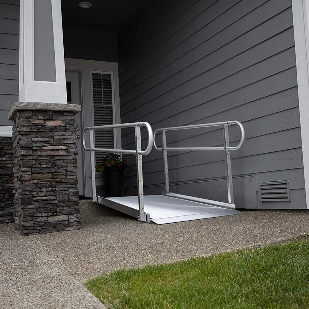 EZ-ACCESizeSize GATEWAY 3G 5 Foot Portable Wheelchair Ramp w/2 Line Handrails