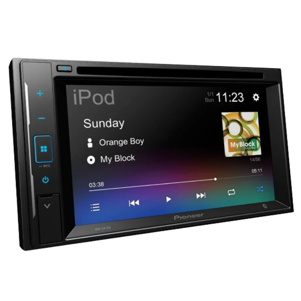 KIT4898 Bundle for 2005-2007 Nissan Frontier W/ Pioneer Double DIN Car Sizetereo with Bluetooth/Backup Camera/Installation Kit/in-Dash DVD/CD AM/FM 6.2" WVGA Touchscreen Digital Media Receiver