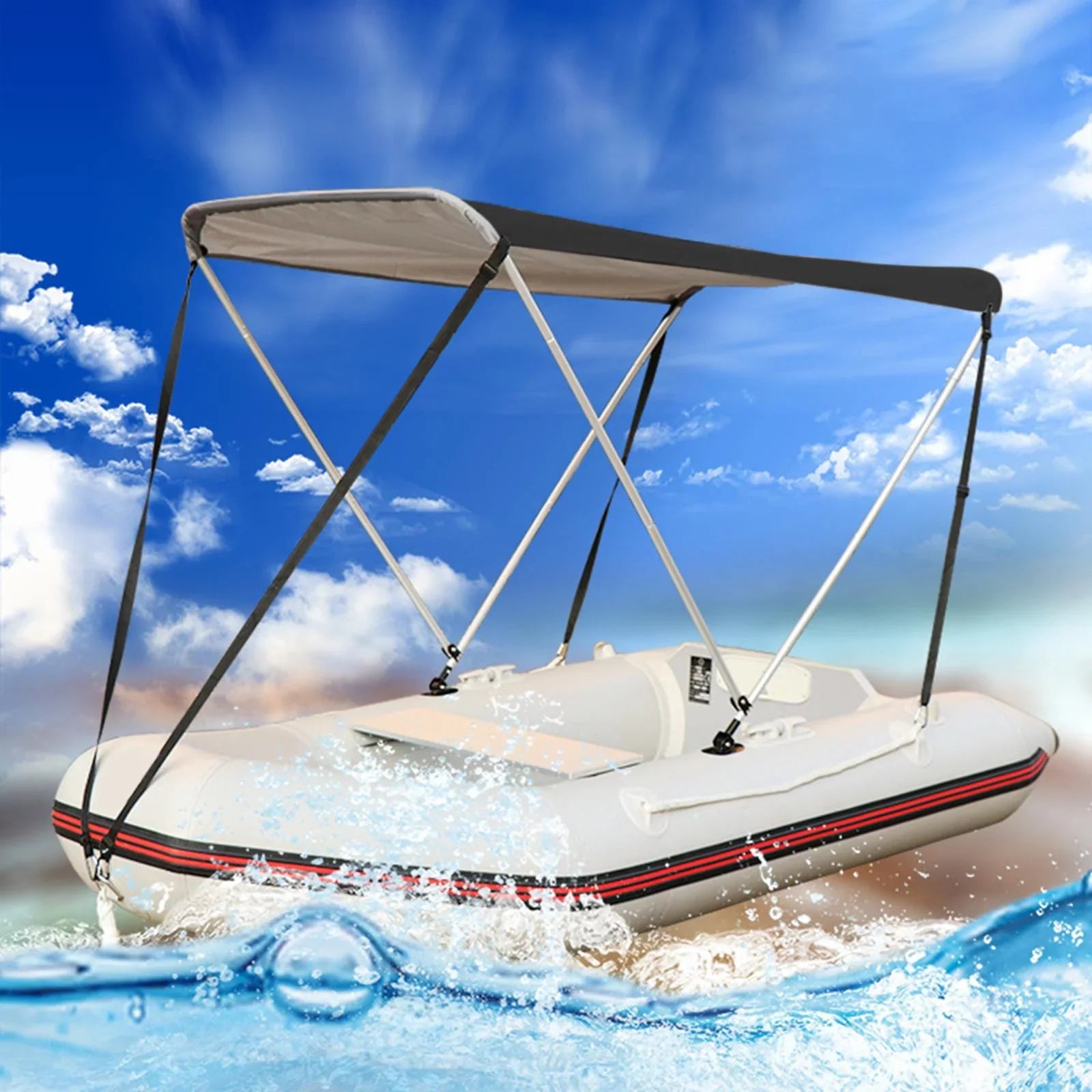 Inflatable Boat Canopy Sizeun Sizehade Bimini Top Cover Sizeun Protection