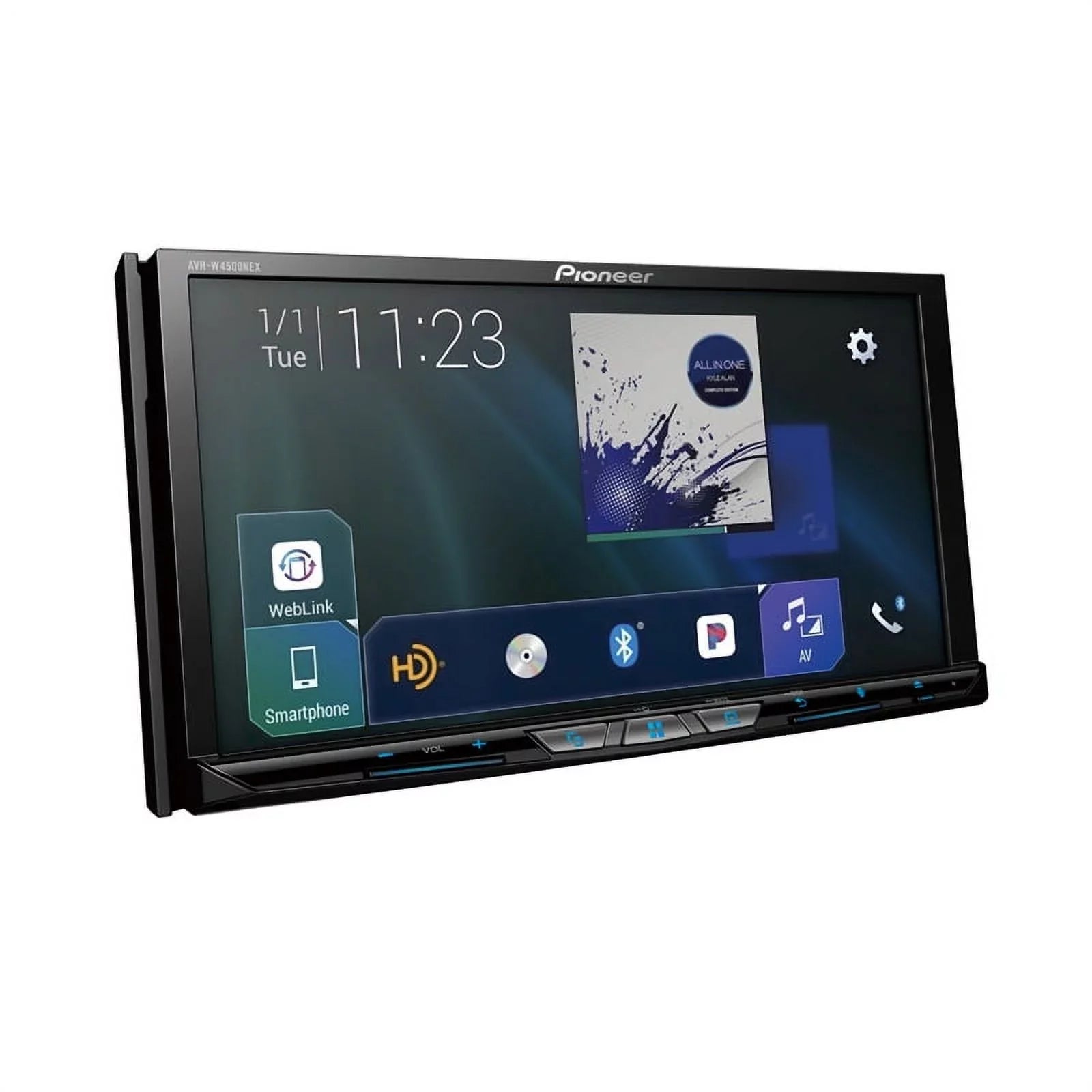 Pioneer  AVH-W4500NEX 2-DIN 6.94" DVD Receiver with Bluetooth, Apple CarPlay, Android Auto, Sizeiri Eyes Free, Miracast, Pandora, SizeiriusXM, HD Radio