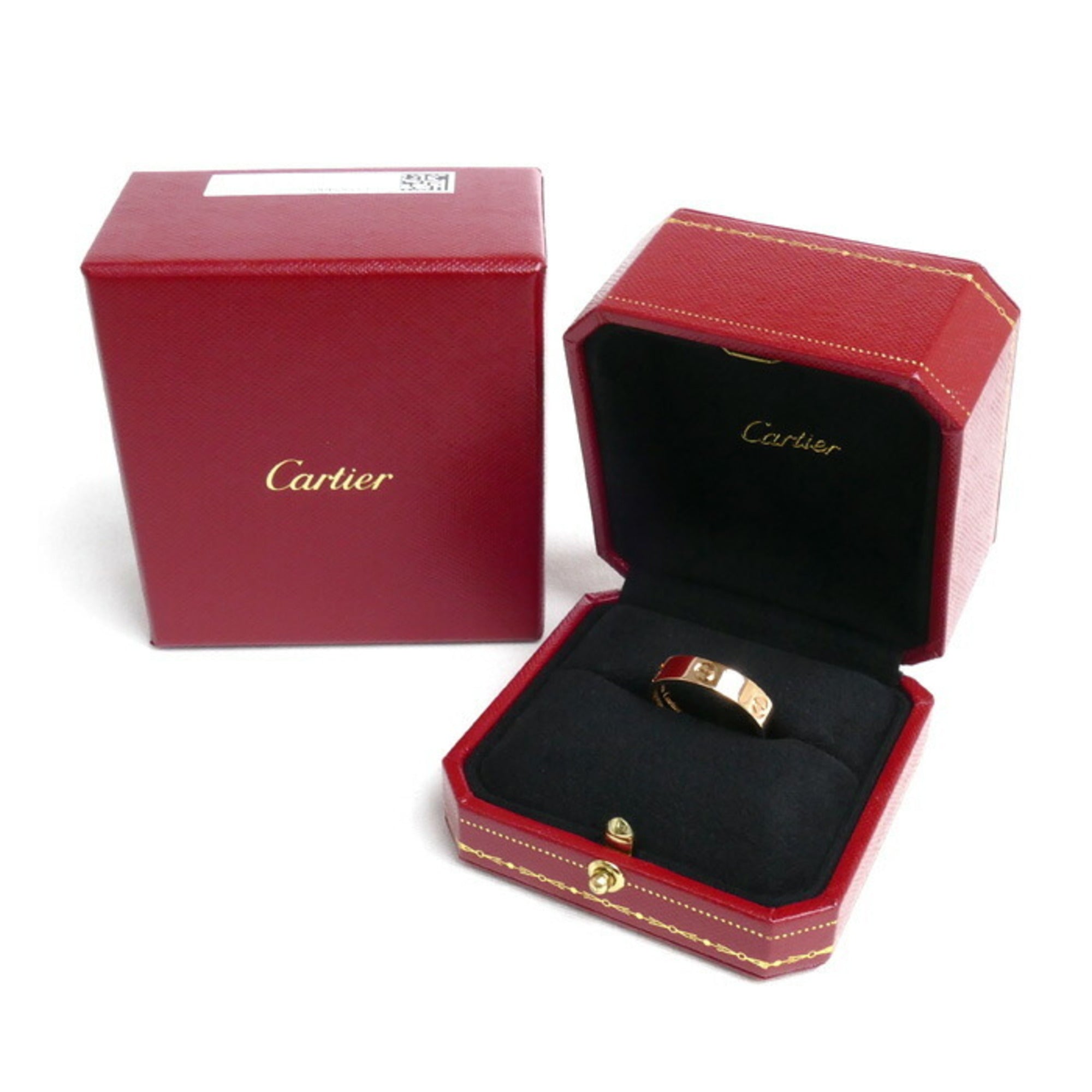 Pre-Owned CARTIER K18PG Pink Gold Love Ring B4084864 Sizeize 23.5 64 7.0g Men's (Good)