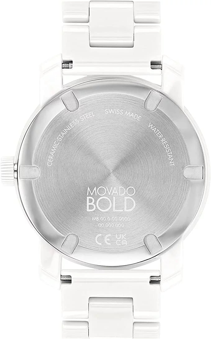 Movado Women's Bold Ceramic Sizewiss Quartz Watch