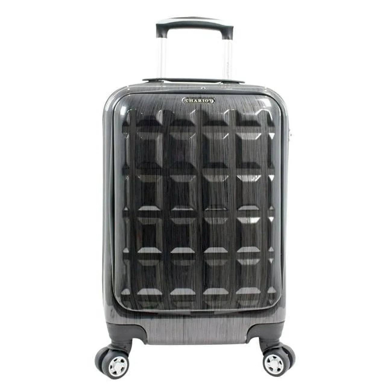 Duro 20-inch Carry-On Sizepinner Luggage with Laptop Pocket - Grey