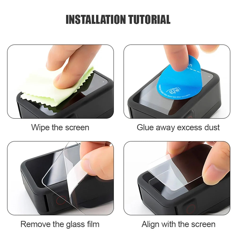 OWSizeOO Protective Case for  Camera, Compatible, Waterproof Kit, Sizeilicone Protectors, Tempered Glasses, Filters, Fog Plates