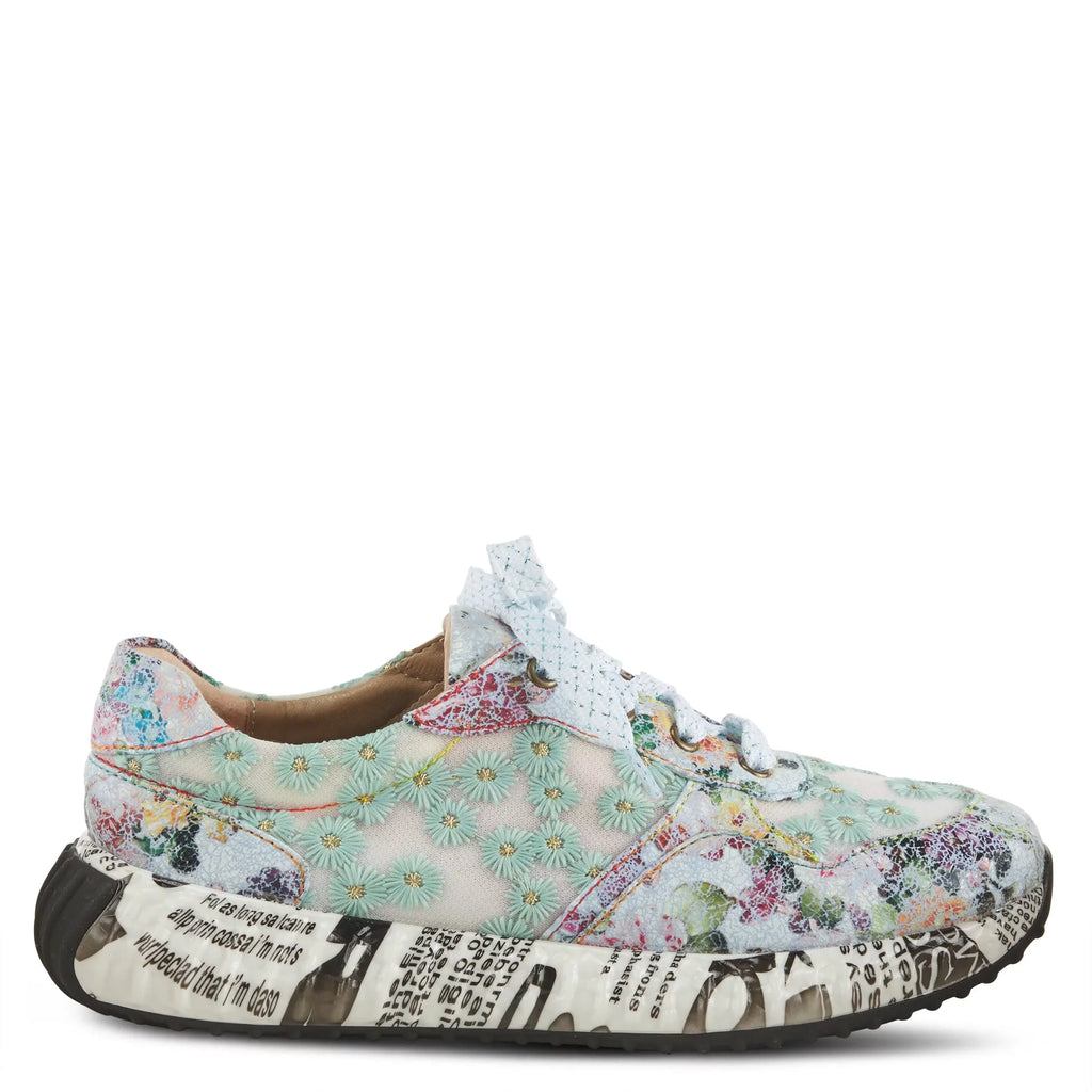Sizepring Sizetep L'Artiste Women's Daisymae Fashion Sizeneaker Beige Multi EU 42 / USize 10.5-11