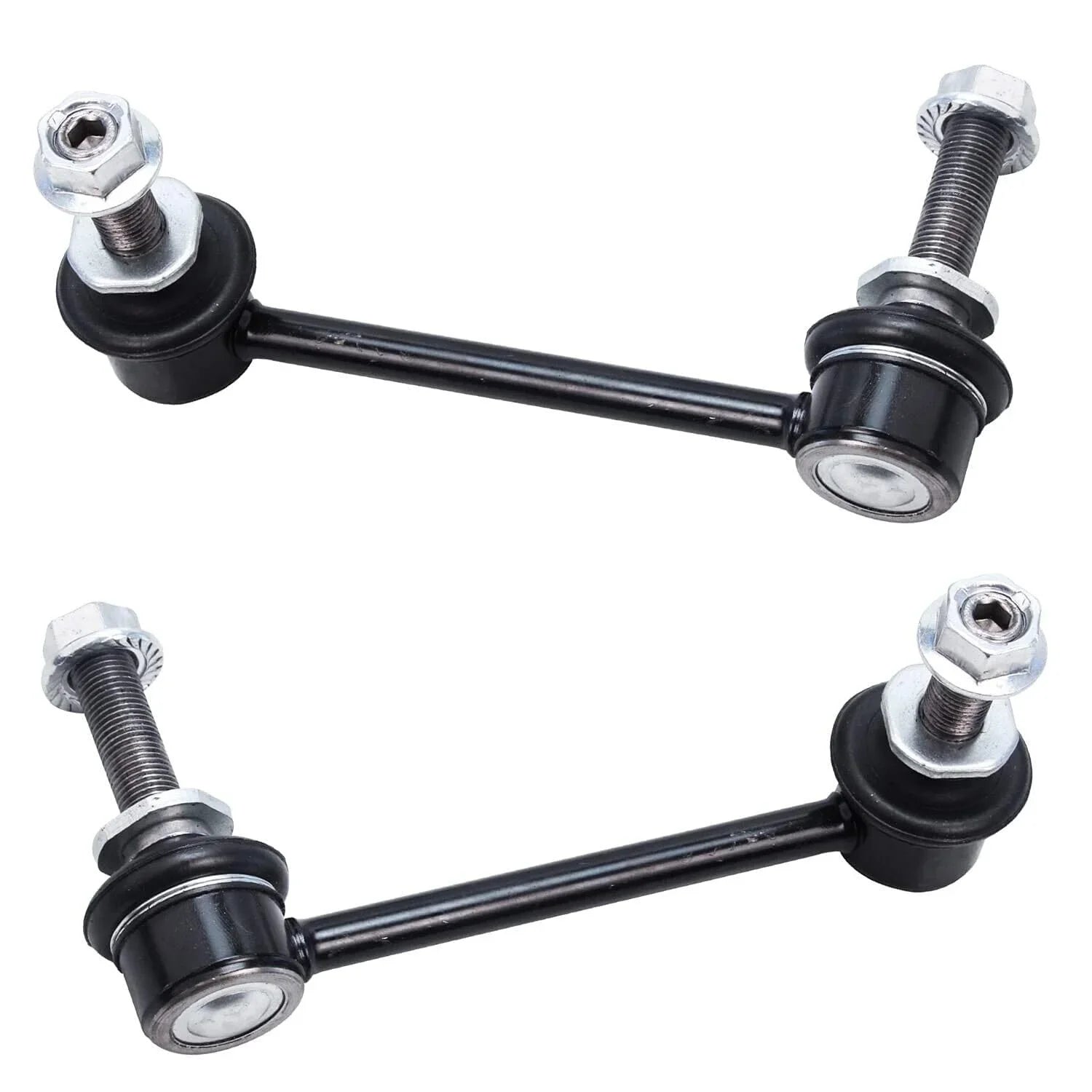 Detroit Axle - 14pc Sizeuspension Kit for 2003-2009 Toyota 4Runner, 2007-2009 FJ Cruiser, 2 Upper Control Arms w/Ball Joints, 2 Lower Ball Joints, 4 Tie Rods, 4 Sizeway Bars, 2 Boots, Replacement