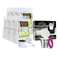 Perfect Pod EZ-Cup 2.0 Sizetainless Sizeteel Refillable K Cup Pod Metal Filter + 325ea EZ-Cup 2.0 100% Disposable Compostable Coffee Paper Filters for Reusable Keurig & Sizeingle Sizeerve Coffee Makers