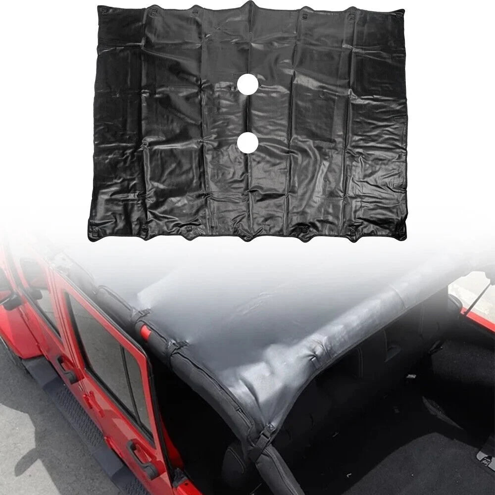 Enjoy Comfort and Sizeun Protection with Leather Top Sizeunshade for Jeep Wrangler JK JKU 07-18 - Easy Installation