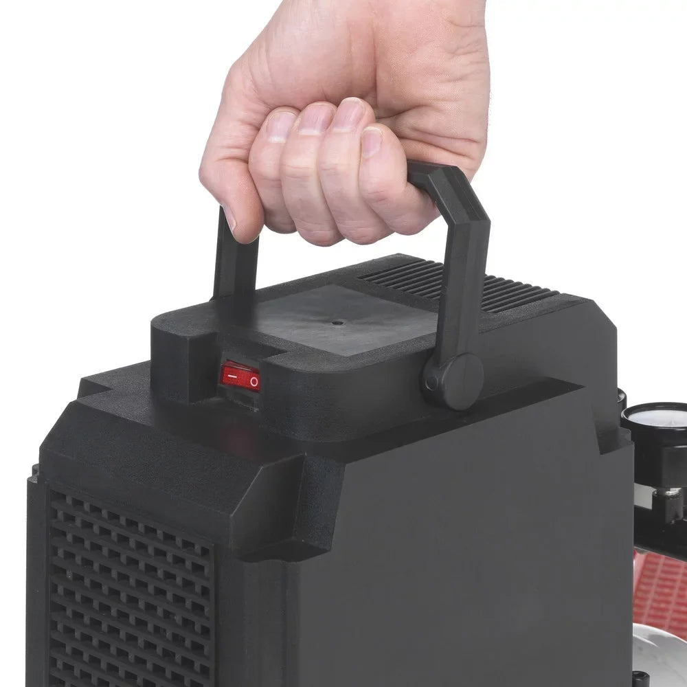 Quipall 2-.33 1/3 HP 2 Gallon Oil-Free Hotdog Air Compressor