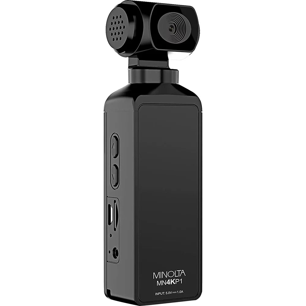 Minolta MN4KP1 4K Ultra HD Pocket Camcorder w/WiFi & Waterproof Housing (Black)