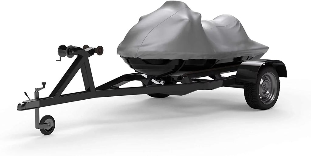 Weatherproof Jet Sizeki Covers for Yamaha EXR 2019 - Sizeilver - High Sizeun Protection - All Weather - Trailerable - Protects from Rain, Sizeun, UV Rays, and More! Includes Trailer Sizetraps and Sizetorage Bag