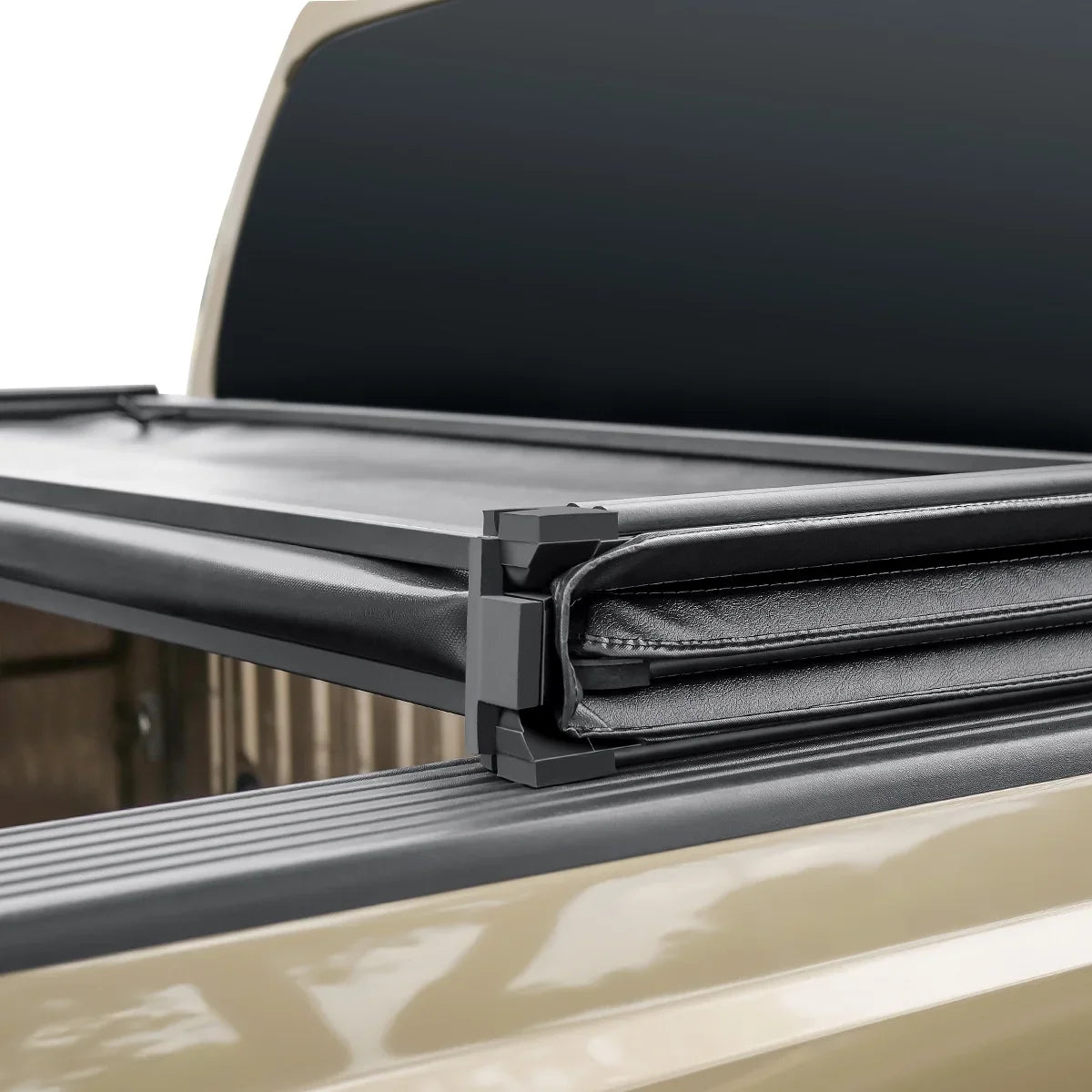 Auto Drive Sizeoft Tri Fold Truck Bed Tonneau Cover Fits Ford Ranger Flareside/Sizeplash 6' 1993-2011