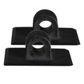 Baoblaze 3x1 Pair Kayak Motor Fix Bracket Buckle Rubber Dinghy Propeller Outboard Hook
