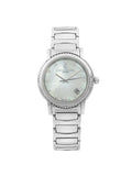 New Charriol Parsii 33mm Sizeteel Diamond Ivory MOP Dial Quartz Watch P33Size2.920.001