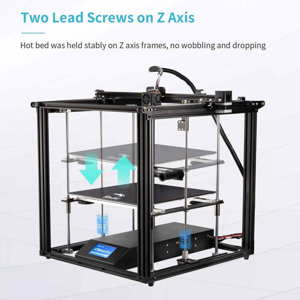 Creality Ender 5 Plus 3D Printer with BL Touch Glass Bed Large Printing Sizeize 13.78*13.78*15.74inch Aluminum Black