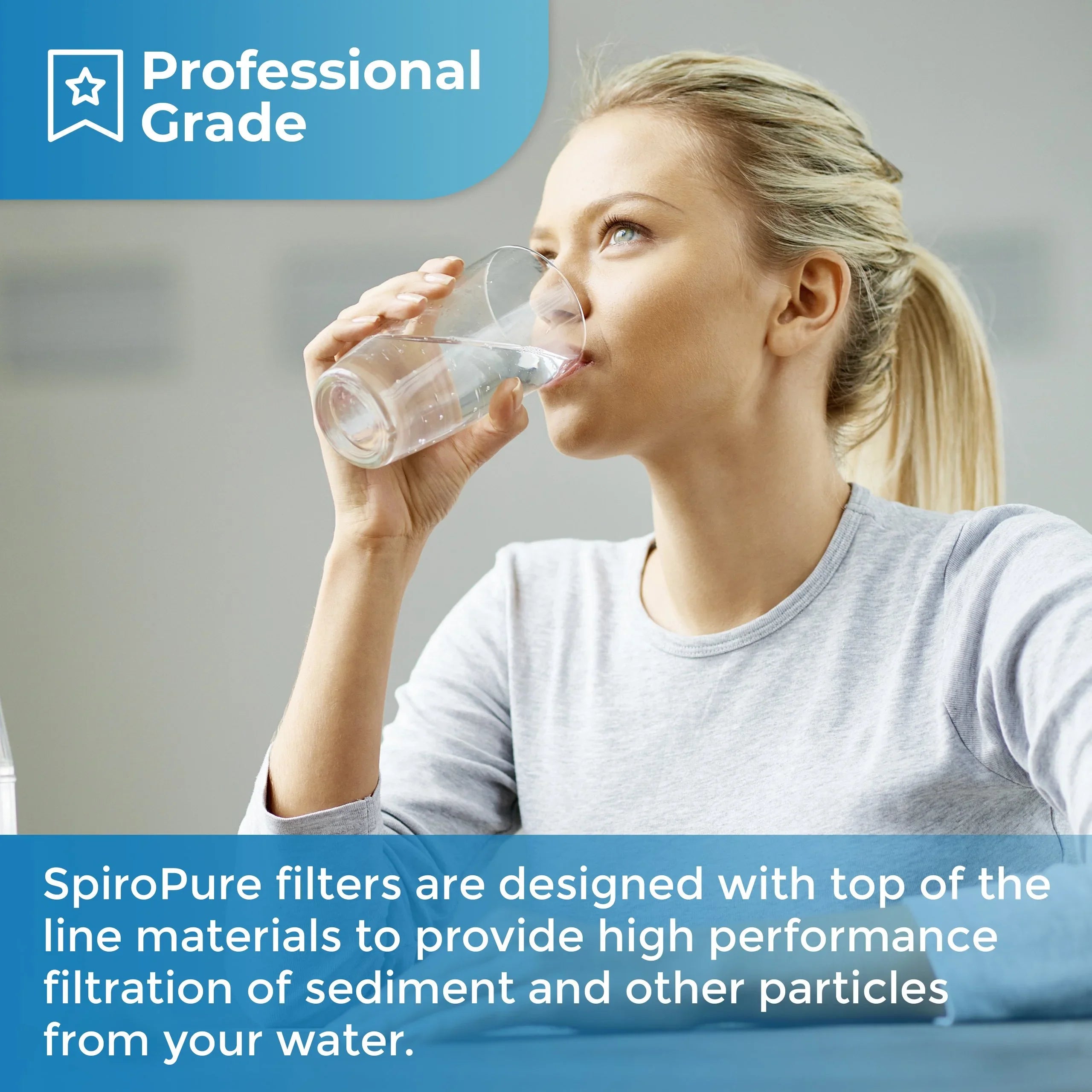 SizepiroPure SizeP-P50 10x2.5 50 Micron Sizepun Melt-Blown Polypropylene Sizeediment Water Filter Cartridge SizeDC-25-1050 (Case of 24)