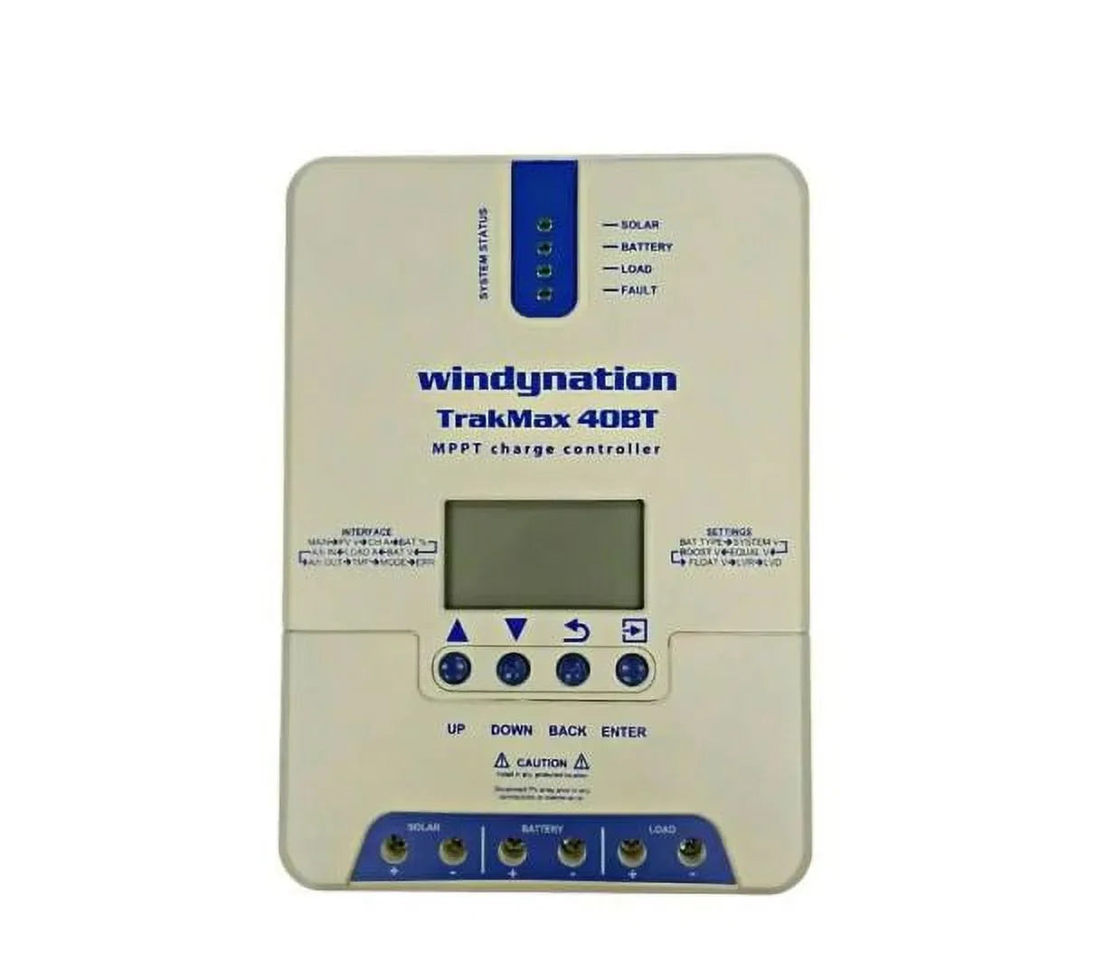 TrakMax MPPT 12-Volt/24-Volt 40 Amp Sizeolar Charge Controller with Wireless Communication Kit
