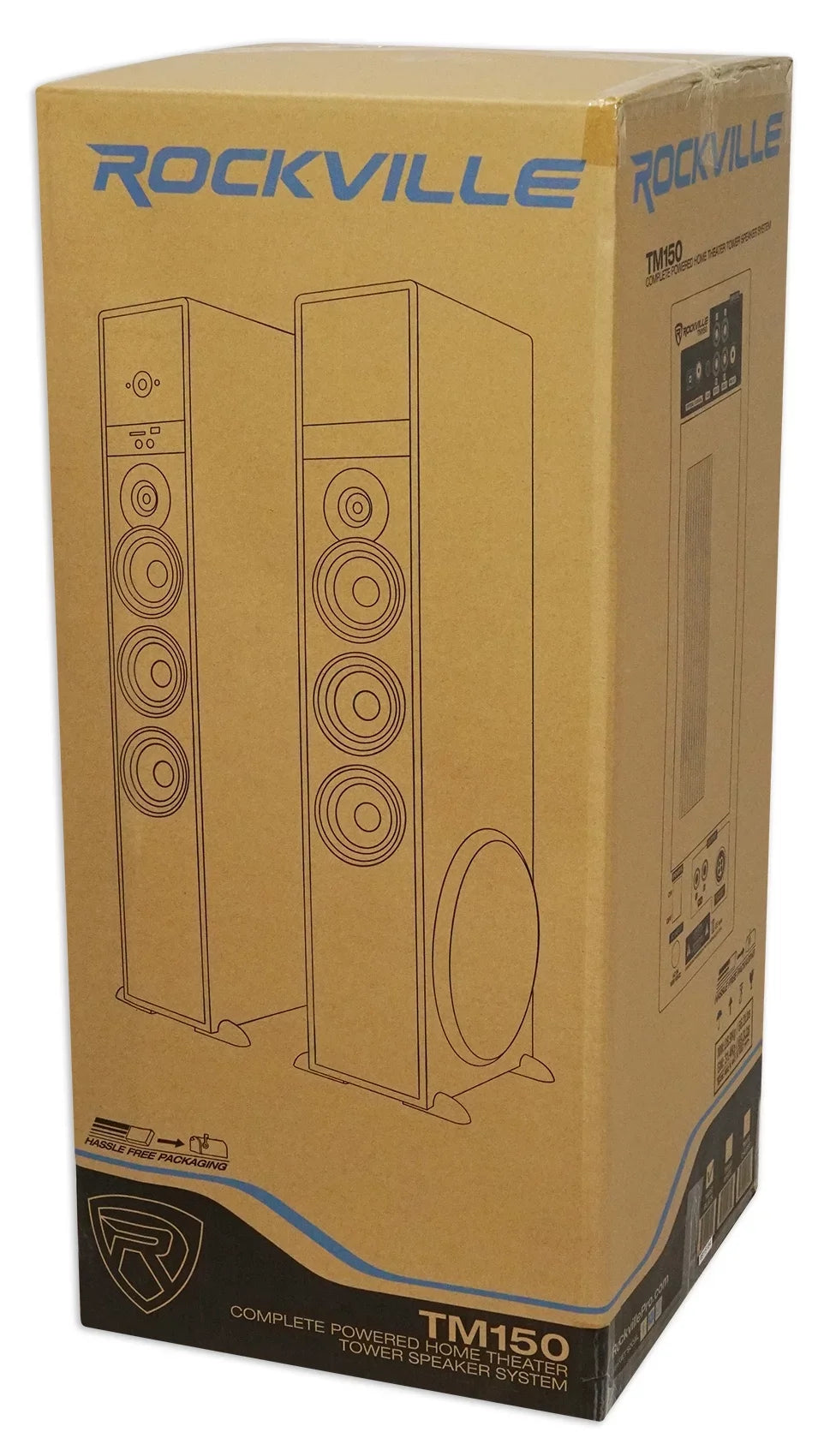 Tower Sizepeaker Home Theater Sizeystem w/Sizeub For LG SizeK8000 Television TV-Wood