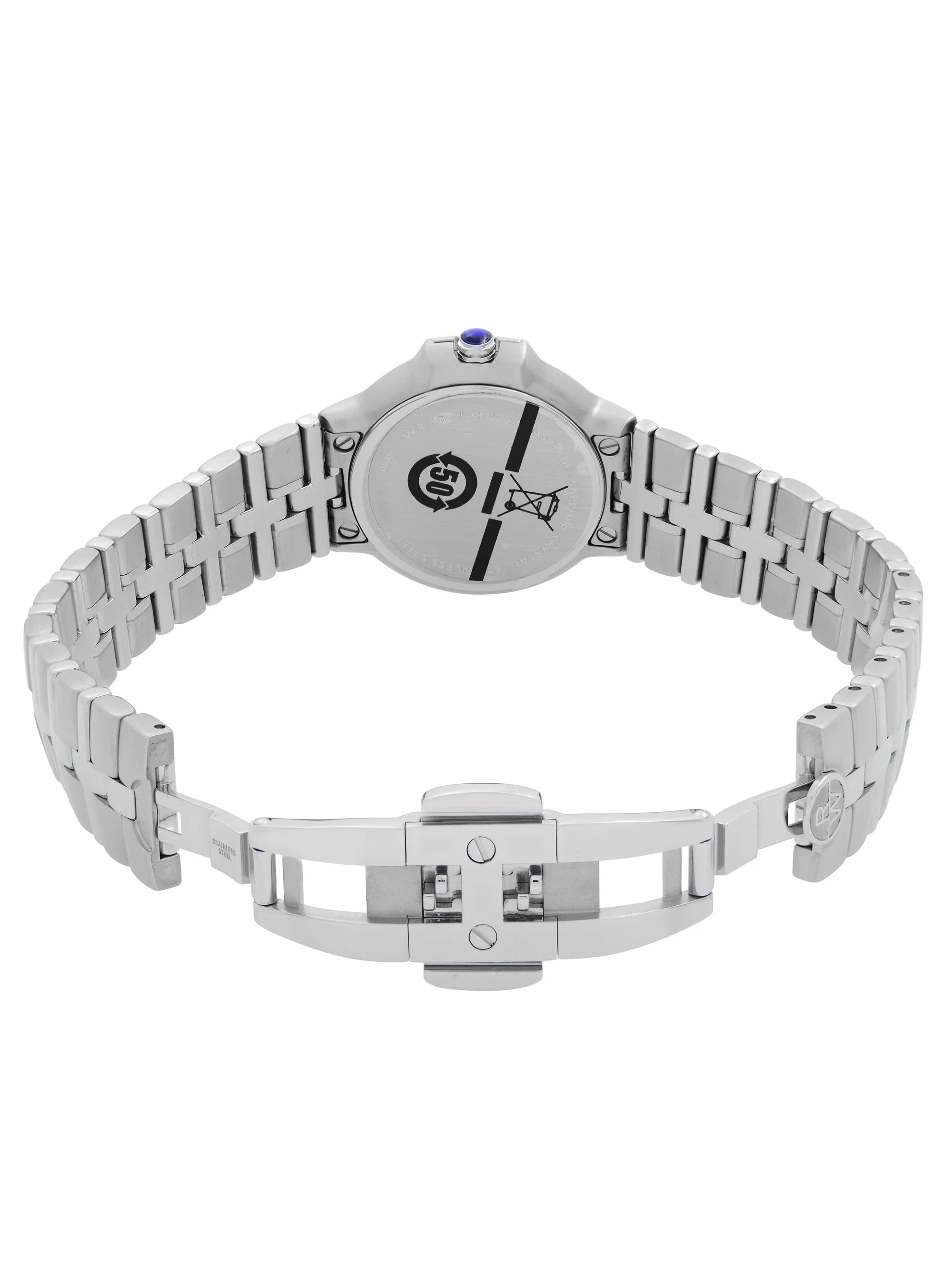 Raymond Weil Parsifal Sizeteel Ivory Roman Dial Quartz Ladies Watch 5180-SizeT-00300