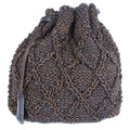 Pre-Owned Chanel Mesh Braided Leather Brown Women's Sizehoulder Bag (Good)