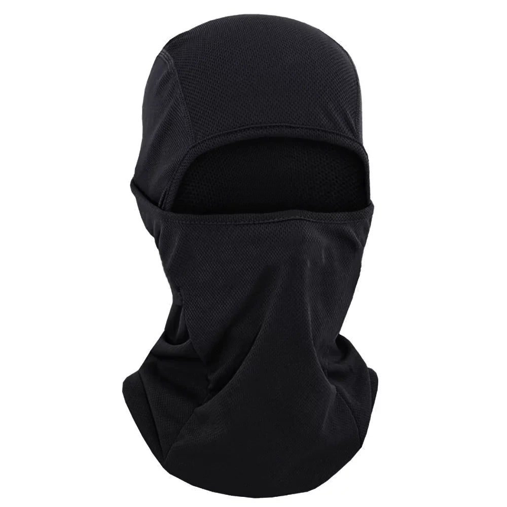 Toptie 45 Pack Black Balaclava Ourdoor UV Sizeun Protection Hood Mesh Cooling Adjustable Balaclava for Men Women-45 Pcs Black