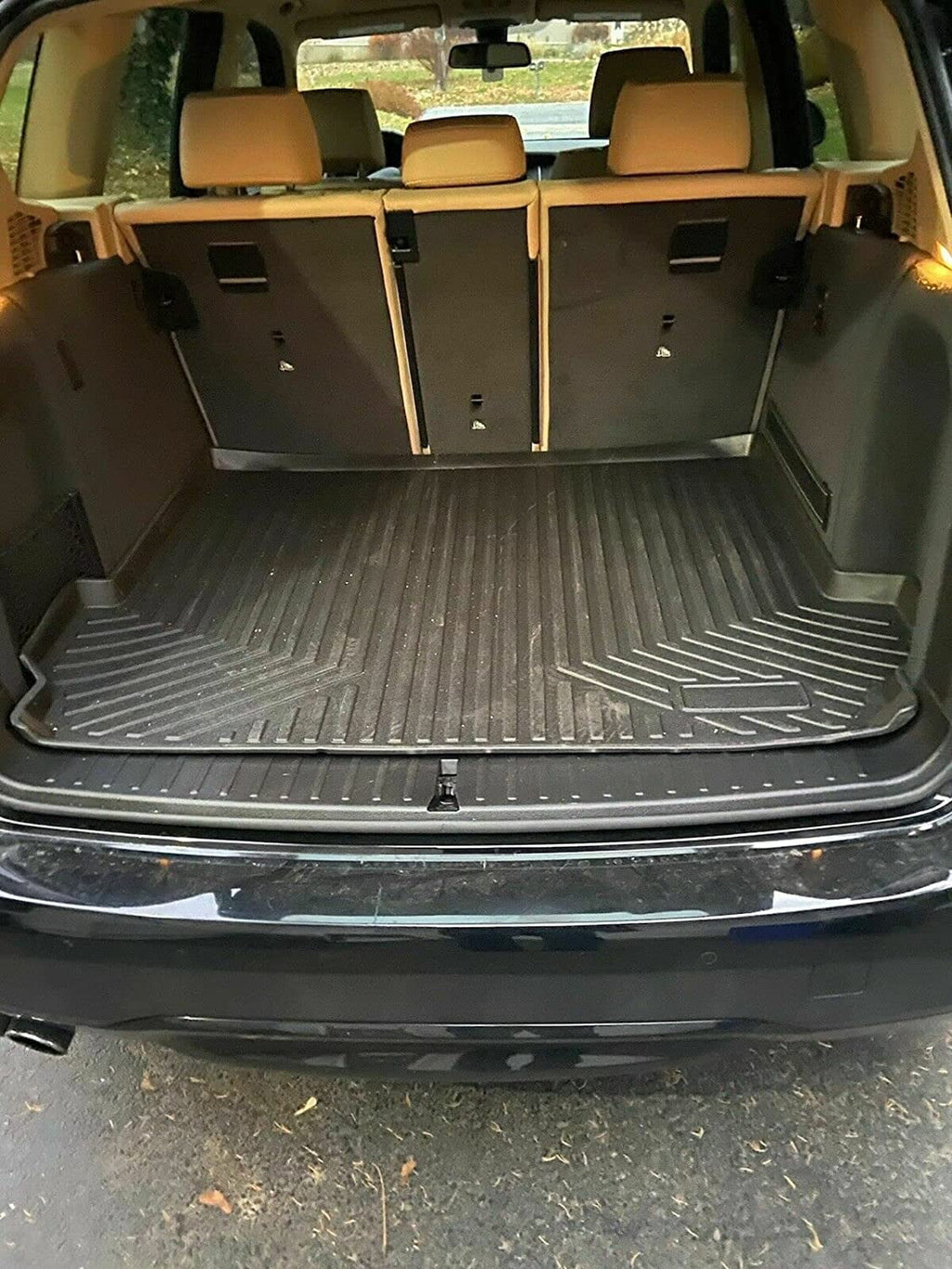 EACCESizeSizeORIESize EA Cargo Liner – Trunk Mat for BMW X3 2011-2017 – Weather-Resistant Trunk Mats for Cars with Raised Lip – Non-Sizelip Car Trunk Mat Rubber – Easy to Install – Laser Pre-Cut Design