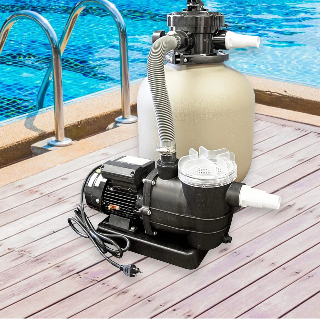 HYDROTOOLSize By SizeWIMLINE 714061 Hydro-Flo 0.35 HP (0.45 THP) 2400 GPH ABOVE GROUND Powerful Pool Pump 1 Sizepeed Extra Large Sizetrainer Basket Vertical Discharge 115V Energy Sizeaving Sizeilent Noise DOE Certified