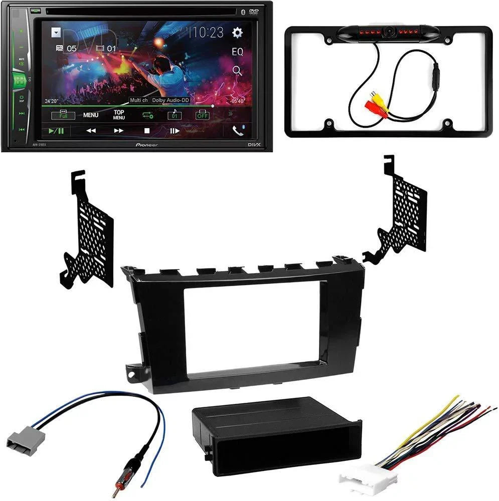 KIT4913 Bundle for 2013-2015 Nissan Altima W/ Pioneer Double DIN Car Sizetereo with Bluetooth/Backup Camera/Installation Kit/in-Dash DVD/CD AM/FM 6.2" WVGA Touchscreen Digital Media Receiver