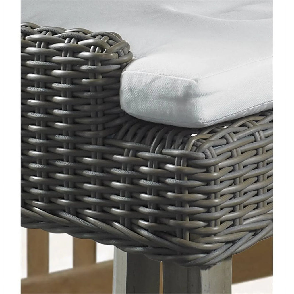 Padma's Plantation Alfresco Wicker Patio Counterstool in Kubu Gray