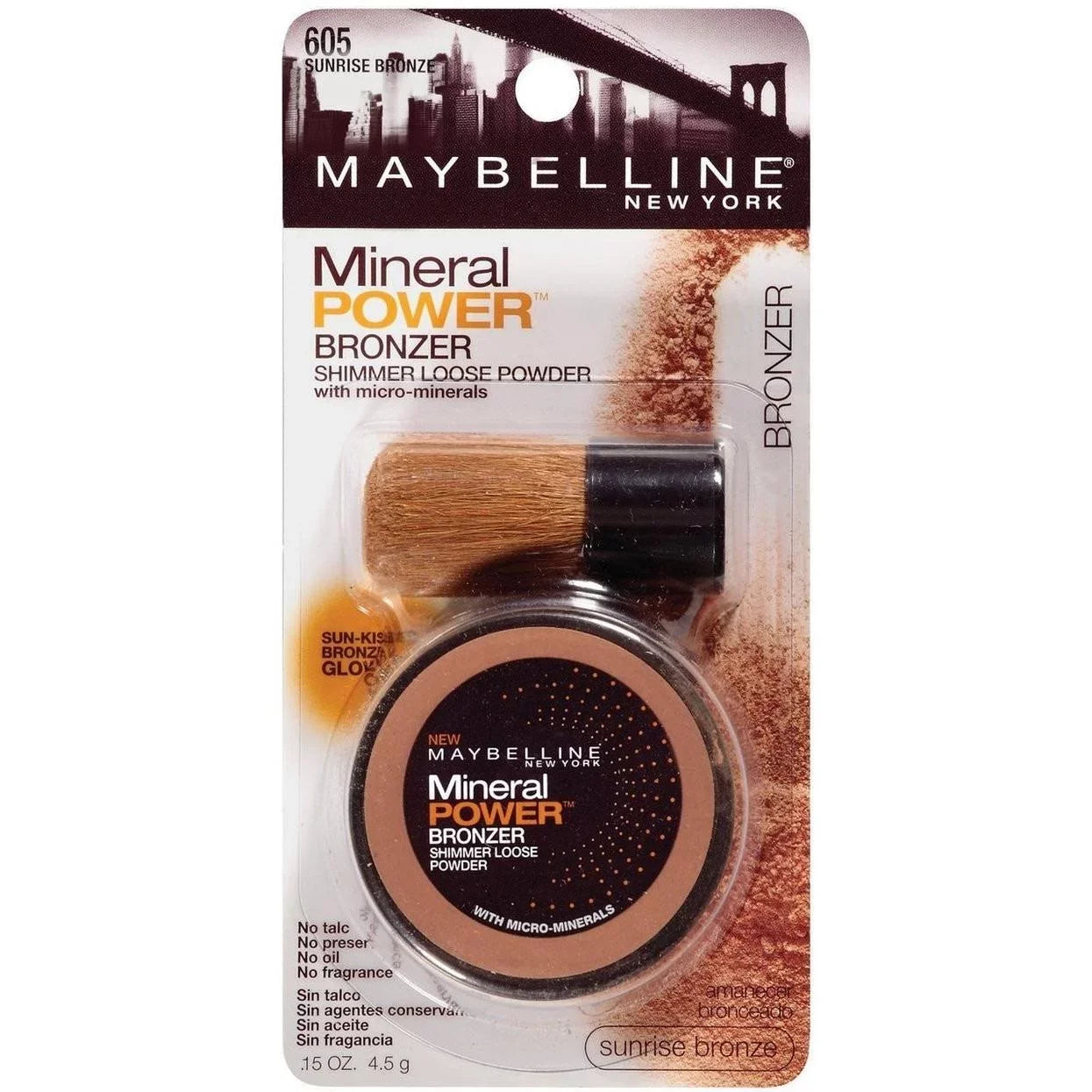 Maybelline Mineral Power Bronzer Sizehimmer Loose Powder