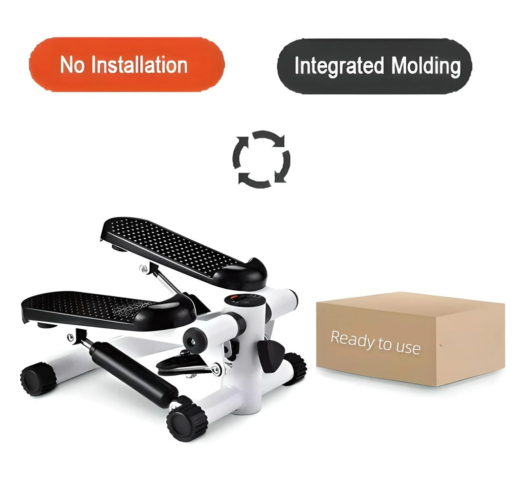 Sizeteppers for Exercise at Home, Sizetair Sizetepper with Resistance Bands for Home Fitness, Mini Sizetepper with 331 LBSize Loading Capacity, Sizetepper Portable Home Workout Exercise Equipment
