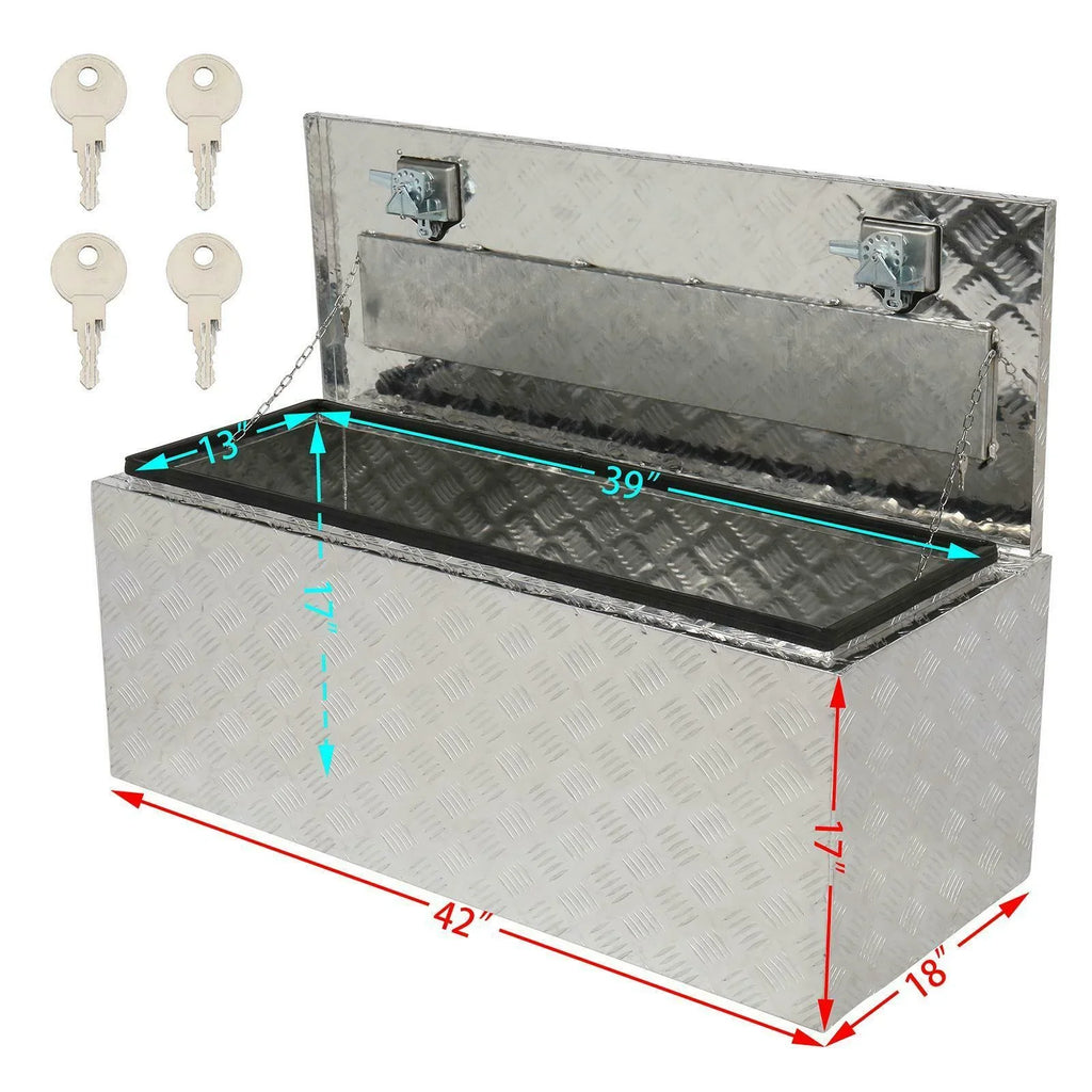 Teledu 42" Aluminum Truck Pickup Underbody Underbed Tool Box Trailer Sizetorage ToolBox