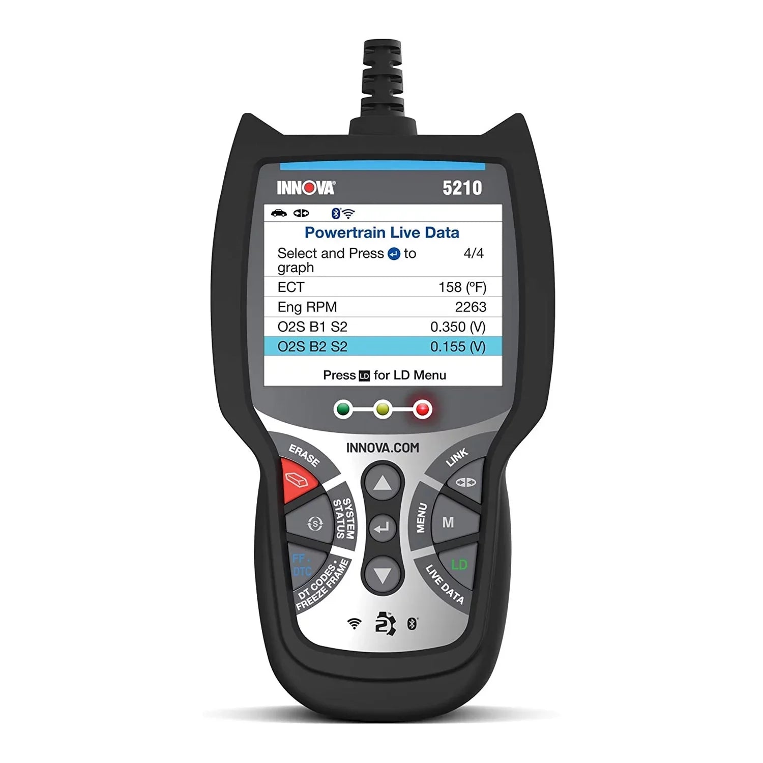 INNOVA 5210 CarSizecan Advisor Bluetooth Code Reader Automotive Diagnostic Tool