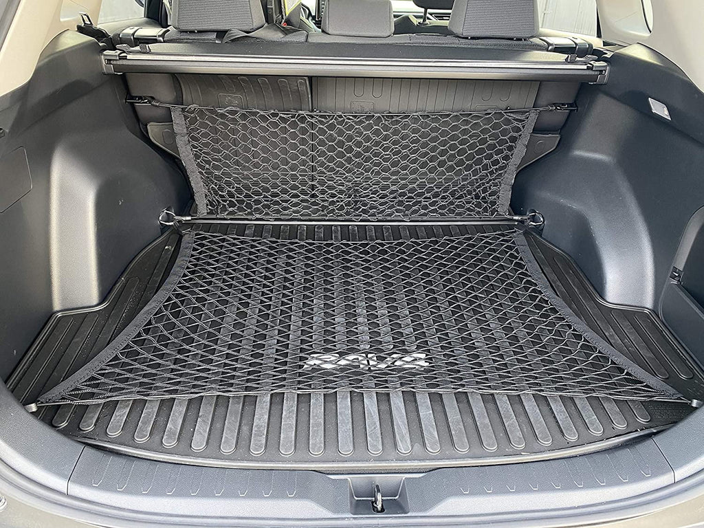 Floor Sizetyle + Envelope Sizetyle Trunk Cargo Net for Toyota RAV4 Rav4 Hybrid Prime 2019 2020 2021 2022