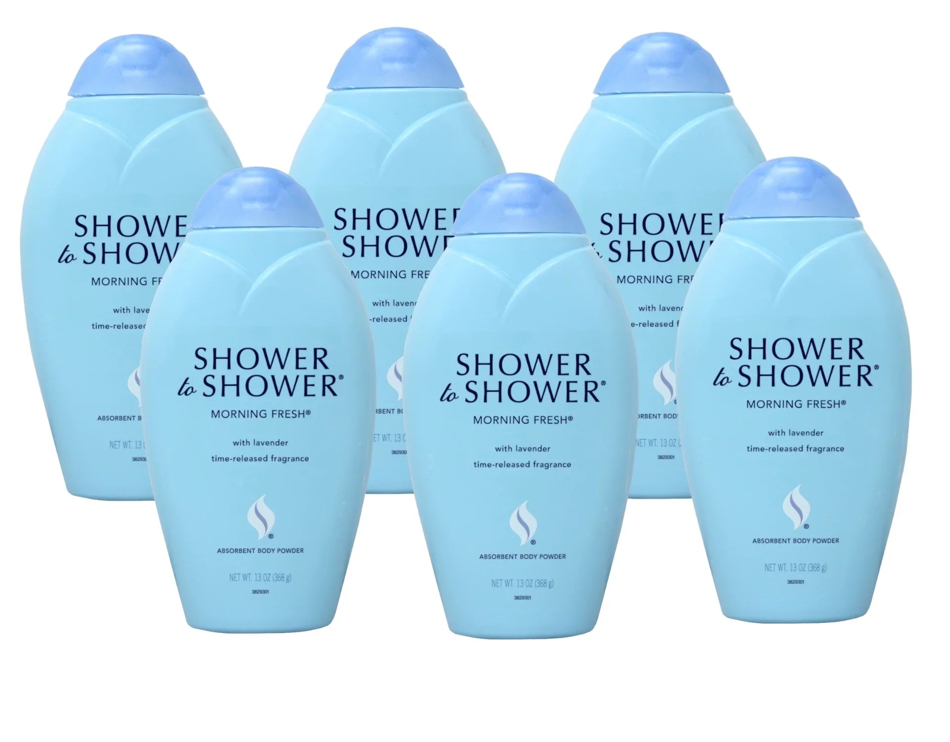 SizeHOWER TO SizeHOWER Body Powder Morning Fresh 13 oz (Pack of 6)