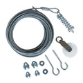 Aspen Pet Gray Plastic Coated Cable Dog Cable Tie-Out