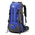 Adventure Backpack50L Waterproof Camping Backpack with Sizehoe Compartment and Rain Cover