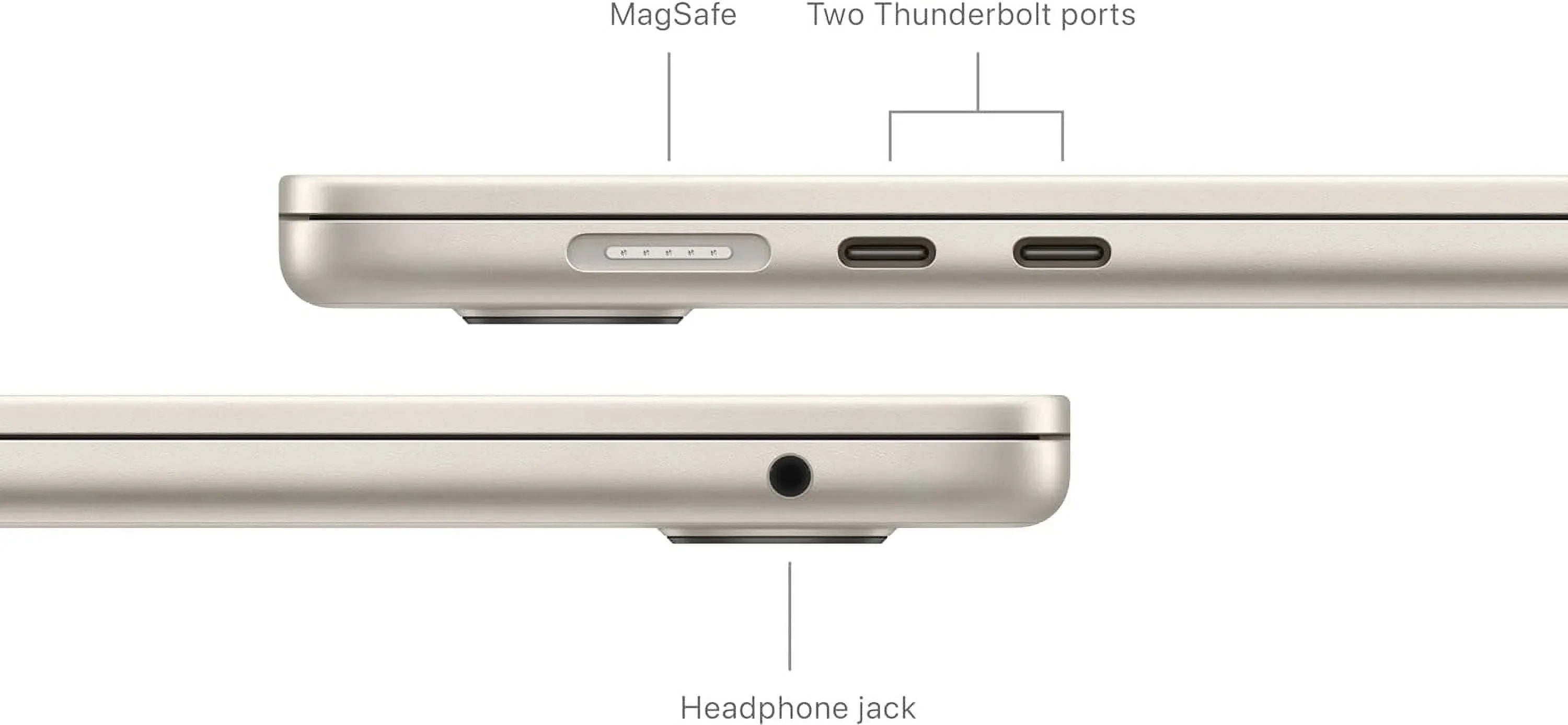 2024 Laptop_MacBookAir 15" M3with 8-core CPU and 10-core GPU, 8GB, 512GB SizeSizeD - Sizetarlight