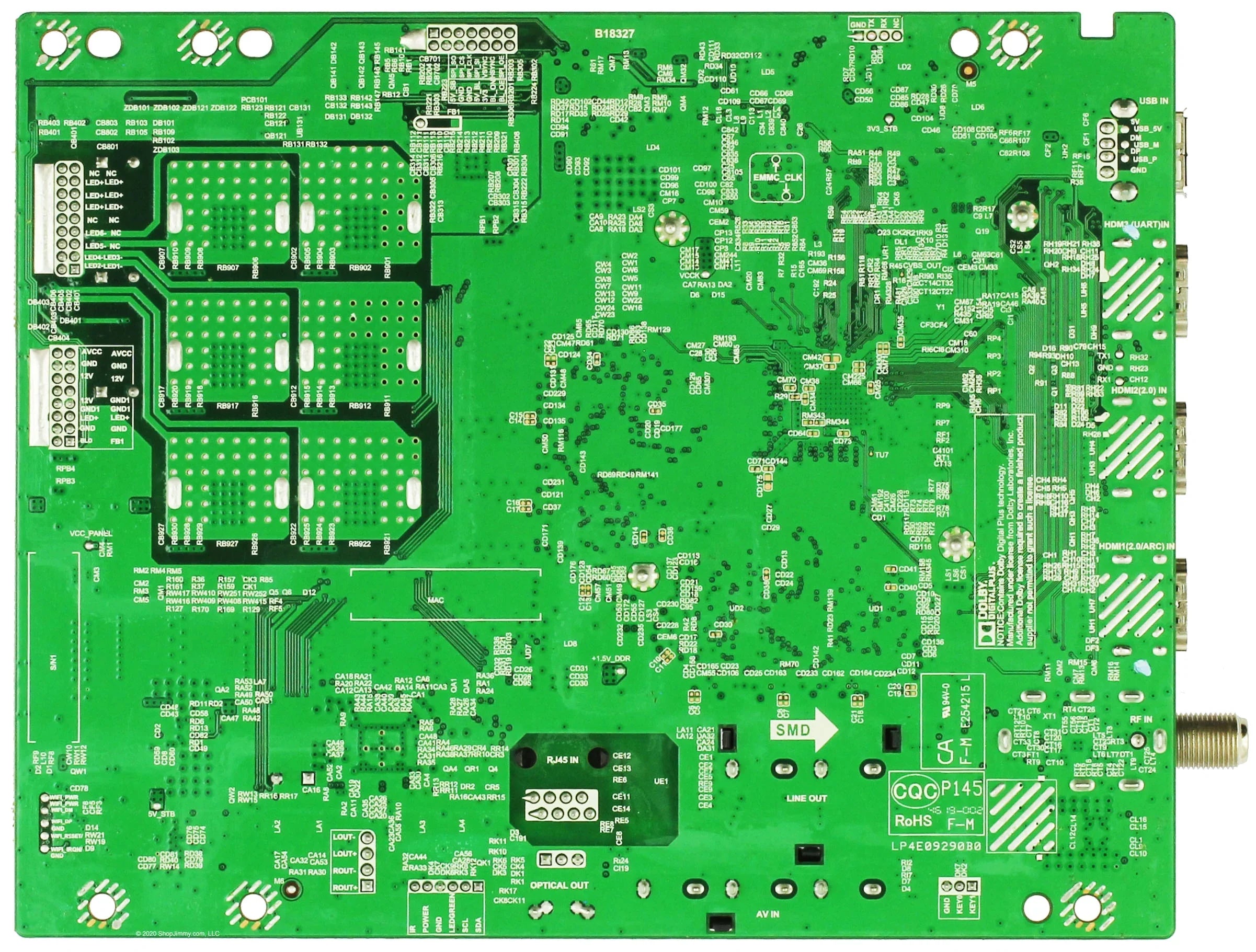 Vizio 6M03A0001X00J Main Board for V655-G9 (LINIYBTW Sizeerial)