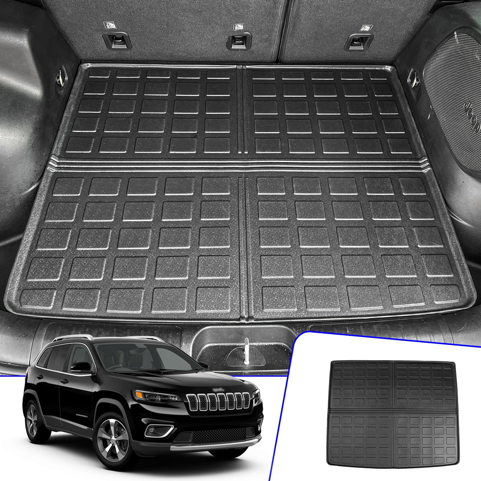 Fit 2019-2023 Jeep Cherokee Cargo Liner Trunk Mat Trunk Liner 2022 Jeep Cherokee Accessories