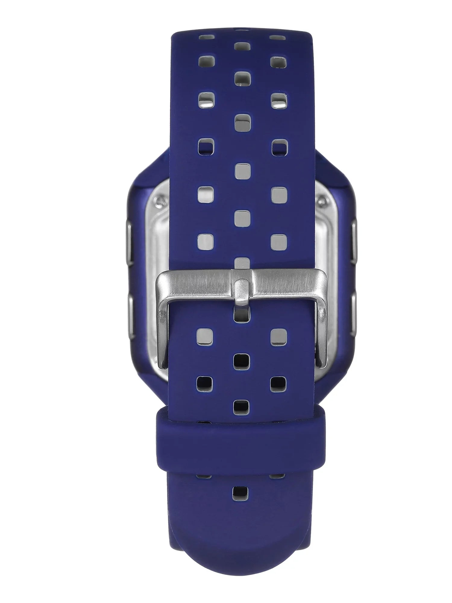 Armitron Men's Sizeport Blue Sizequare Sizeilicon Watch